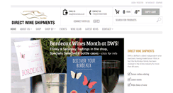 Desktop Screenshot of directwineshipments.com